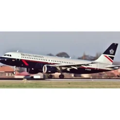 Airplane Model*ARD400 ARD4BA04 1:400 British Airways Airbus A320-111 G-BUSB - Miniature Marvels: Airplane Models & Painted Dice