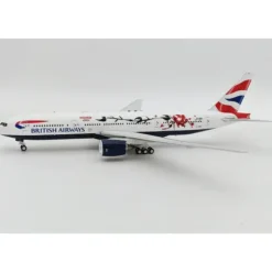 Airplane Model*ARD200 ARDBA84 1:200 British Airways Boeing 777-236/ER G-YMML "Festival of Creativity" - Miniature Marvels: Airplane Models & Painted Dice
