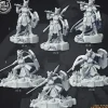 Miniature<Ariza "The Paladin" - Miniature Marvels: Airplane Models & Painted Dice