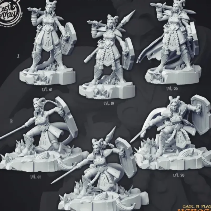 Miniature<Ariza "The Paladin" - Miniature Marvels: Airplane Models & Painted Dice