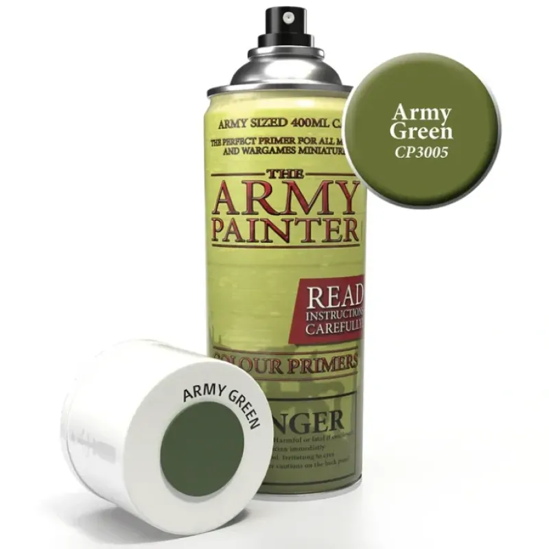 Paint<Army Green : Colour Primers TAP CP3005 - Miniature Marvels: Airplane Models & Painted Dice