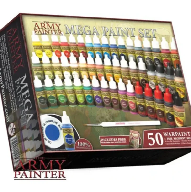 Shop All*Army Paints - Warpaints Mega Paint Set - Miniature Marvels: Airplane Models & Painted Dice