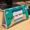 Egpull<As Per My Last Email - Desk Spiral Flip Book - Funny Office Message Table Signs - Miniature Marvels: Airplane Models & Painted Dice