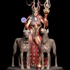 Miniature<Astarte with dogs 32mm - Miniature Marvels: Airplane Models & Painted Dice