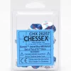 Dice<Astral Blue-White / Red: Gemini d10 Dice Set (10's) CHX 26257 - Miniature Marvels: Airplane Models & Painted Dice
