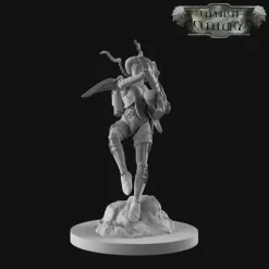 Miniature<Atlantean Alliance Adleita - Miniature Marvels: Airplane Models & Painted Dice
