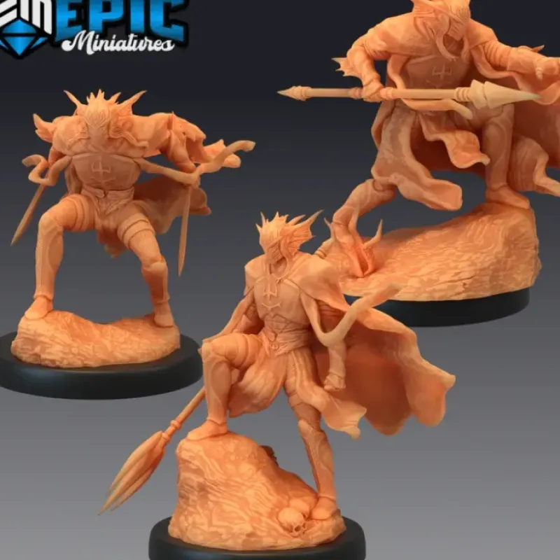 Miniature<Atlantean Knights - Miniature Marvels: Airplane Models & Painted Dice