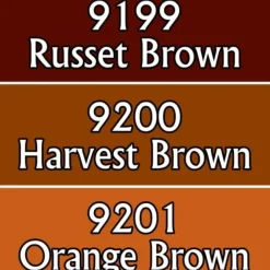 Paint<Autumn Browns: MSP Triads RPR 09767 - Miniature Marvels: Airplane Models & Painted Dice