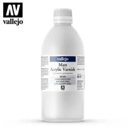 Accessories<Auxillary Products: Matt Acrylic Varnish 500ml - Miniature Marvels: Airplane Models & Painted Dice