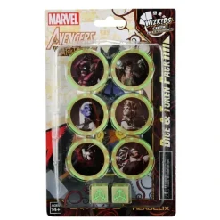 Miniature<Avengers War of the Realms Dice and Token Pack: Marvel HeroClix WZK 84808 - Miniature Marvels: Airplane Models & Painted Dice