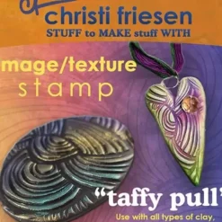 Shop All*AVES: Rubber Texture Clay Stamps Taffy Pull - Miniature Marvels: Airplane Models & Painted Dice