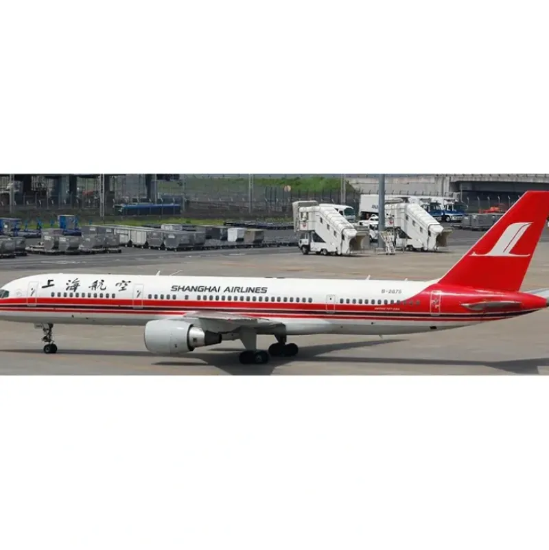 Airplane Model*Aviation200 AV2055 1:200 Shanghai Airlines Boeing 757-26D - Miniature Marvels: Airplane Models & Painted Dice