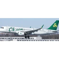 Airplane Model*Aviation200 AV2088 1:200 Spring Airlines Airbus A320-214(WL) B-1023 - Miniature Marvels: Airplane Models & Painted Dice