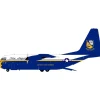 Airplane Model**Aviation200 AV2BA001 1:200 USMC Blue Angels C-130T "Fat Albert" - Miniature Marvels: Airplane Models & Painted Dice