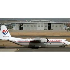 Airplane Model**Aviation200 KJ-C130-055 China Eastern Airlines Lockheed L-100-30 Hercules (L-382G) B-3004 - Miniature Marvels: Airplane Models & Painted Dice