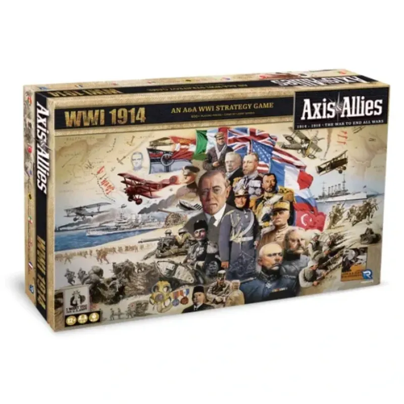 Board Game<Axis & Allies: WWI 1914 RGS 02568 - Miniature Marvels: Airplane Models & Painted Dice