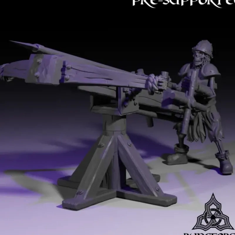 Miniature<Ballista Bundle - Miniature Marvels: Airplane Models & Painted Dice