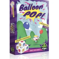 Board Game<Balloon Pop TTT 3015 - Miniature Marvels: Airplane Models & Painted Dice