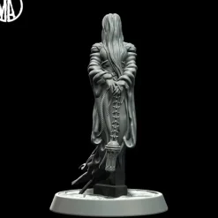 Miniature<Banshee with Incense Burner - Miniature Marvels: Airplane Models & Painted Dice