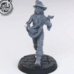 Miniature<Bard - Miniature Marvels: Airplane Models & Painted Dice