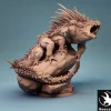 Miniature<Basilisk - Miniature Marvels: Airplane Models & Painted Dice