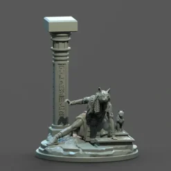 Miniature<Bastet - Miniature Marvels: Airplane Models & Painted Dice