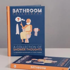 Egpull<Bathroom Philosophy Hardcover Book - Toilet Potty Thinkers - Funny Gag Joke Gift - Miniature Marvels: Airplane Models & Painted Dice