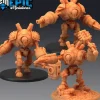 Miniature<Battle Armor Set - Miniature Marvels: Airplane Models & Painted Dice