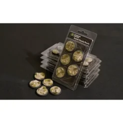 Shop All*Battle Ready Bases - Arid Steppe: Round Lip 40mm (x5) LTG GSG-GGB-ASRL40 - Miniature Marvels: Airplane Models & Painted Dice