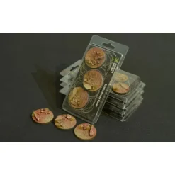 Shop All*Battle Ready Bases - Badlands: Round 50mm (x3) LTG GSG-GGB-BLR50 - Miniature Marvels: Airplane Models & Painted Dice