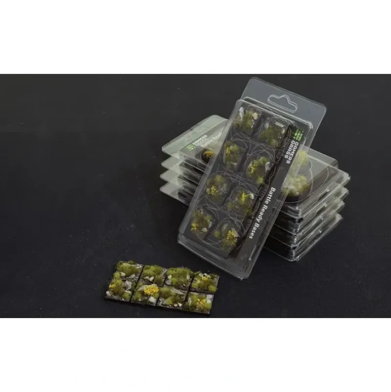 Shop All*Battle Ready Bases - Highland: Square 25mm (x8) LTG GSG-GGB-HLSQ25 - Miniature Marvels: Airplane Models & Painted Dice