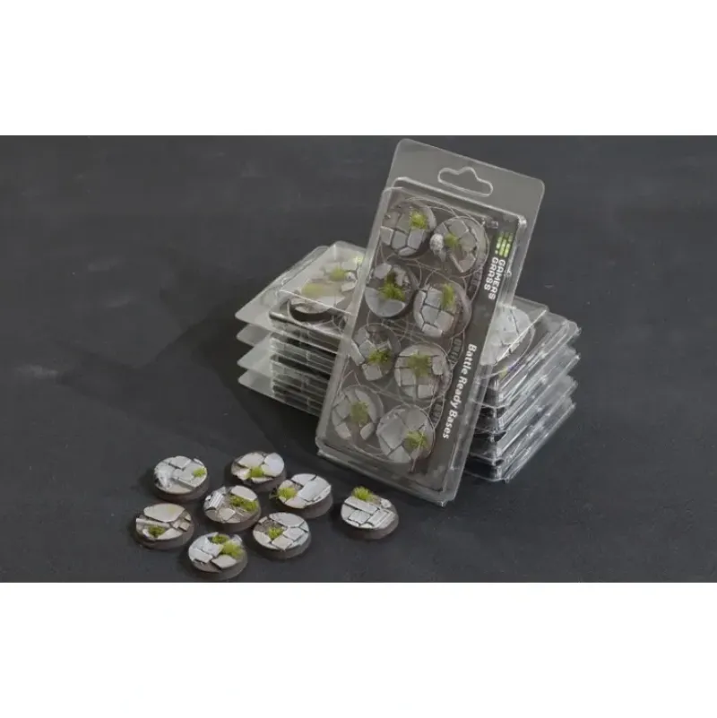 Shop All*Battle Ready Bases - Temple: Round 32mm (x8) LTG GSG-GGB-TR32 - Miniature Marvels: Airplane Models & Painted Dice