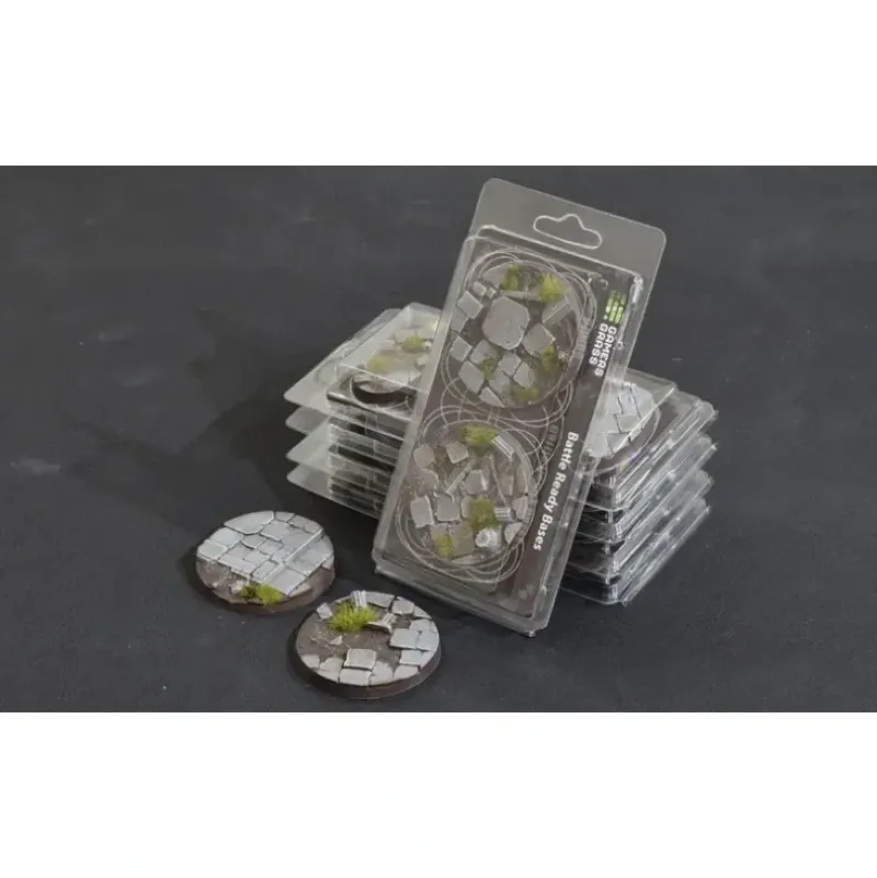 Shop All*Battle Ready Bases - Temple: Round 60mm (x2) LTG GSG-GGB-TR60 - Miniature Marvels: Airplane Models & Painted Dice
