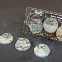 Shop All*Battle Ready Bases - Urban Warfare: Round 50mm (x3) LTG GSG-GGB-UWR50 - Miniature Marvels: Airplane Models & Painted Dice