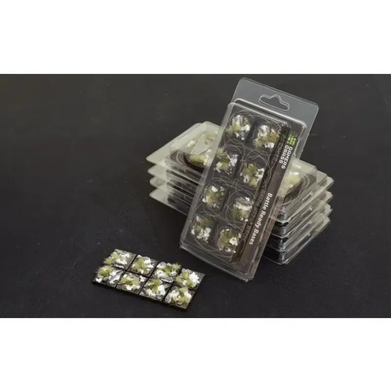 Shop All*Battle Ready Bases - Winter: Square 25mm (x8) LTG GSG-GGB-WSQ25 - Miniature Marvels: Airplane Models & Painted Dice
