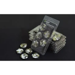 Shop All*Battle Ready Bases - Winter: Round Lip 40mm (x5) LTG GSG-GGB-WRL40 - Miniature Marvels: Airplane Models & Painted Dice