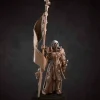Miniature*Battle Sister Banner Holder - Miniature Marvels: Airplane Models & Painted Dice