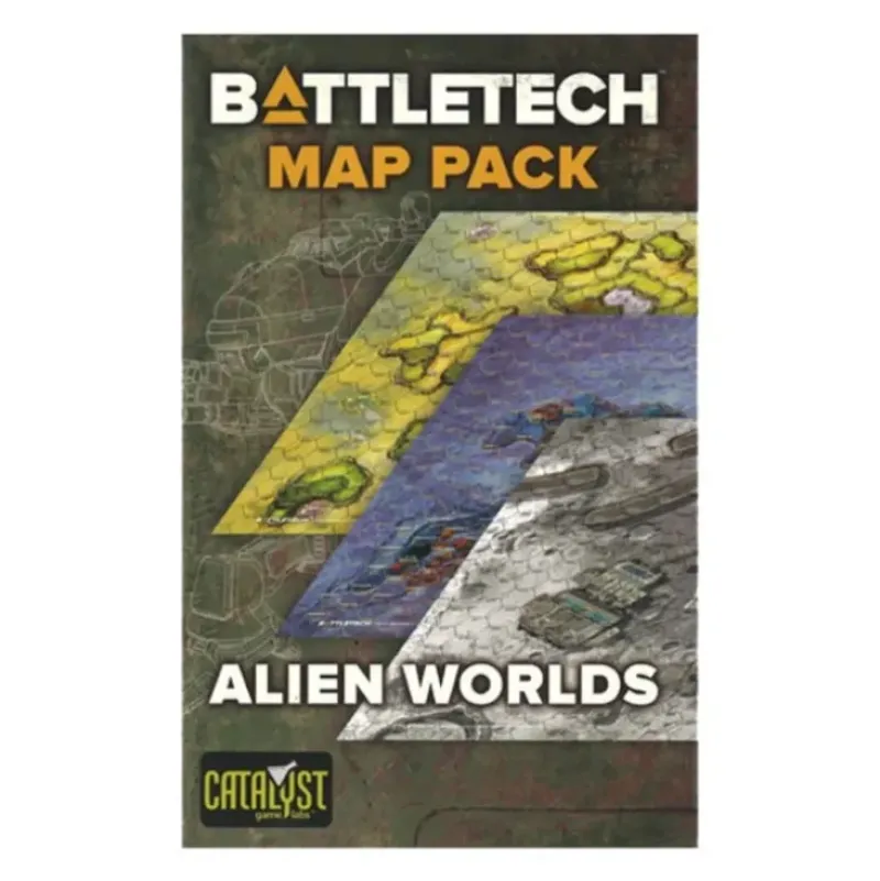 Shop All*BattleTech: Alien Worlds Map Pack - Miniature Marvels: Airplane Models & Painted Dice