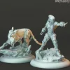 Miniature<Beast Master and Neurobeast - Miniature Marvels: Airplane Models & Painted Dice