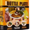 Egpull<BEER BOTTLE SNACK PLATE - Party Food Platter Tray - Fun Way to Drink & Eat! - Miniature Marvels: Airplane Models & Painted Dice