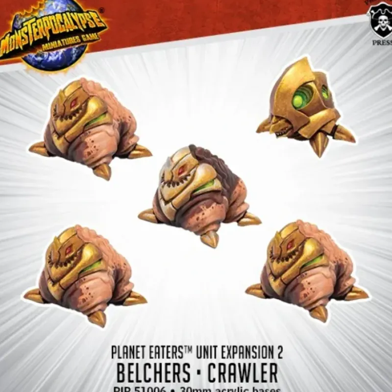 Miniature<Belchers & Crawlers: Monsterpocalypse - Planet Eaters (Unit Expansion 2) PIP 51006 - Miniature Marvels: Airplane Models & Painted Dice