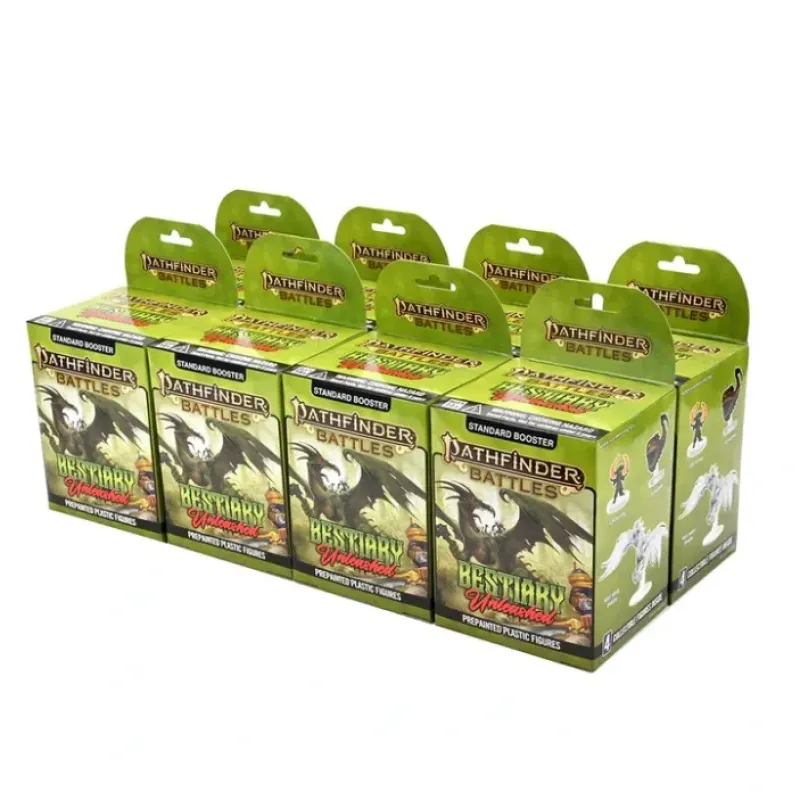 Miniature<Bestiary Unleashed Booster Brick (Set 20): Pathfinder Battles WZK 97519 - Miniature Marvels: Airplane Models & Painted Dice