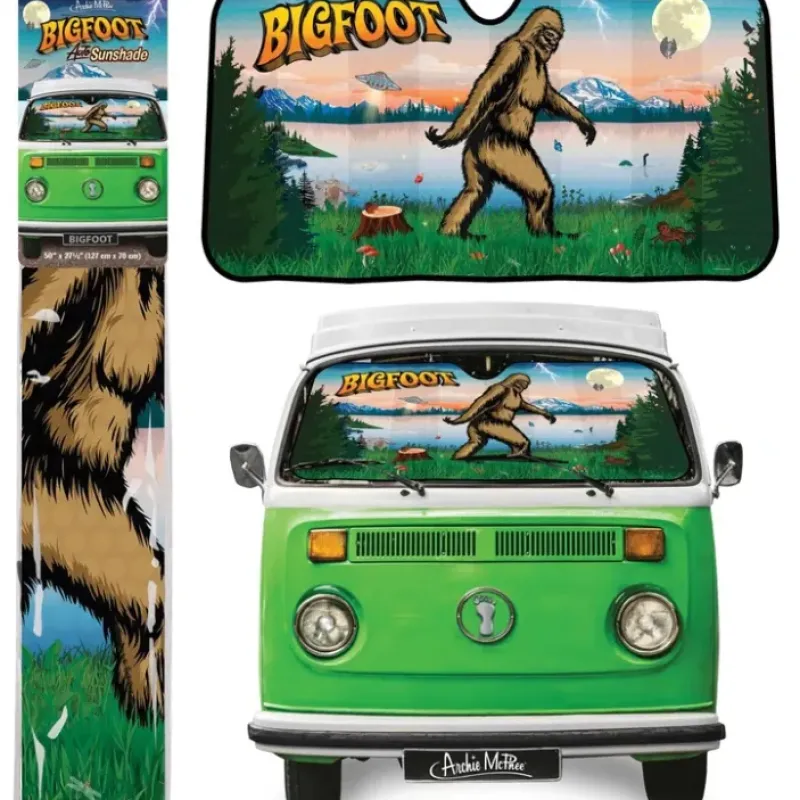 Egpull<Bigfoot Auto Sunshade - Hystericle Gag Gift - Archie McPhee - Miniature Marvels: Airplane Models & Painted Dice