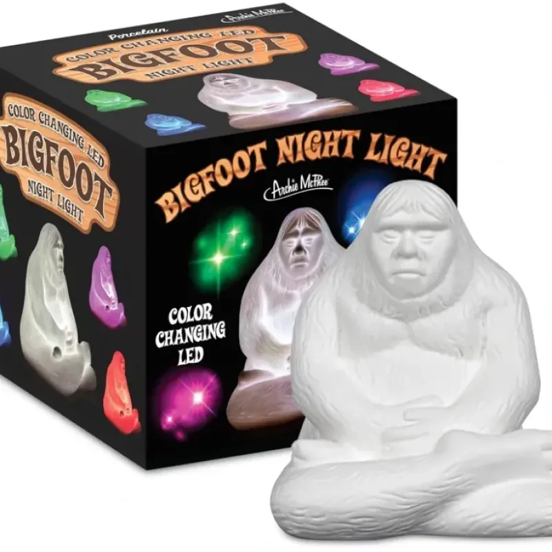 Egpull<BIGFOOT Night Light - Sasquatch Color Changing LED Lamp - Archie McPhee - Miniature Marvels: Airplane Models & Painted Dice