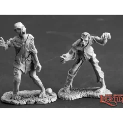 Miniature<Billy & Earnest, Zombies (2): Dark Heaven Legends RPR 03604 - Miniature Marvels: Airplane Models & Painted Dice