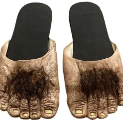 Egpull<Billy Bob's Big Old Hairy Feet Costume Bigfoot Novelty Slipper Sandals - Miniature Marvels: Airplane Models & Painted Dice