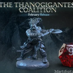 Miniature*Bjorn Bloodyaxe - Miniature Marvels: Airplane Models & Painted Dice
