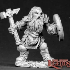 Miniature<Bjorn, Dwarven Warrior: Dark Heaven Legends RPR 02607 - Miniature Marvels: Airplane Models & Painted Dice