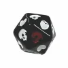 Shop All*Black Oak Workshop - Single D20 - Death Save - Miniature Marvels: Airplane Models & Painted Dice
