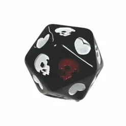 Shop All*Black Oak Workshop - Single D20 - Death Save - Miniature Marvels: Airplane Models & Painted Dice